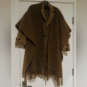BR Italian Alpaca Boucle poncho